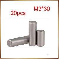 20PCS M3x30 304stainless steel cylindrical pin positioning pin locating pin dowel pin dowel