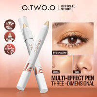 O.TWO.O ดินสอเน้นข้อความอายแชโดว์4สีแวววาวเรียบเนียนสดใสกันน้ำคงทนการแต่งตา