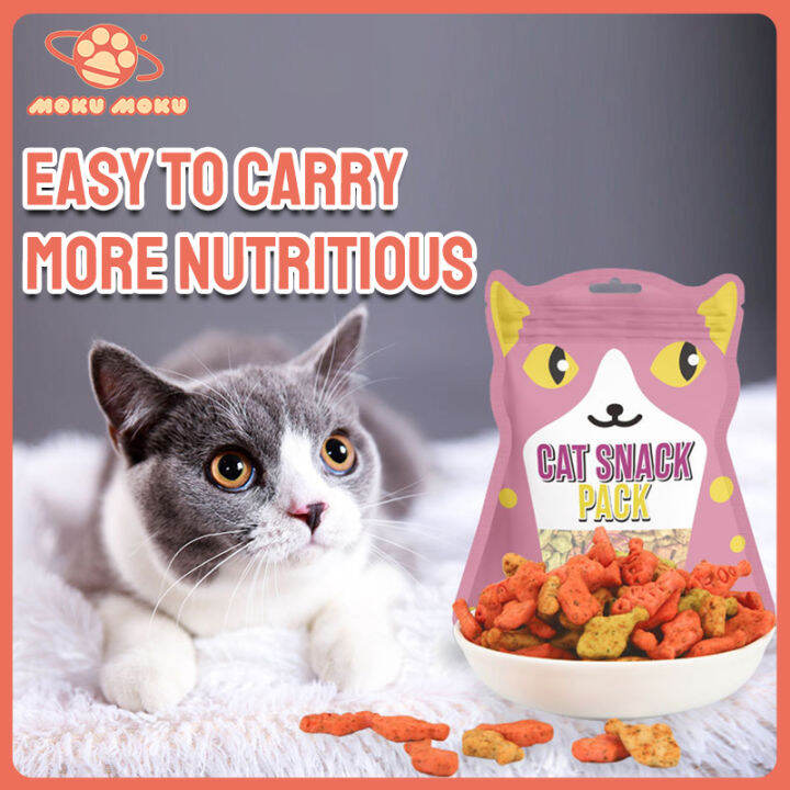 MOKU MOKU Yaho 80g Nutrition Cat Biscuits Cookies Catnip Biscuits for Cats Snack Kitten Teeth