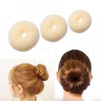 Fashion Hair Bun Maker Donut Magic Foam Sponge Easy Big Ring Hair Styling Tools Hairstyle Hair Accessories For Girls Women Lady Adhesives Tape