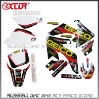 GEICO GRAPHICS DECAL STICKERS KIT For HONDA CRF50 CRF 50 F 2004-2014 SDG SSR XR50 Dirt Pit Bike Spare Parts