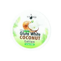 lkrichshop Gluta white coconut lotion โลชั่นกลูต้ามะพร้าวนายหญิง 300กรัม