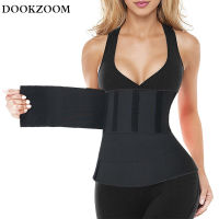 Sweat Belt Tummy Wrap Waist Trainer for Women Lower Belly Fat Fajas Reductoras Latex&amp;polyester Waist Cincher body Shaper