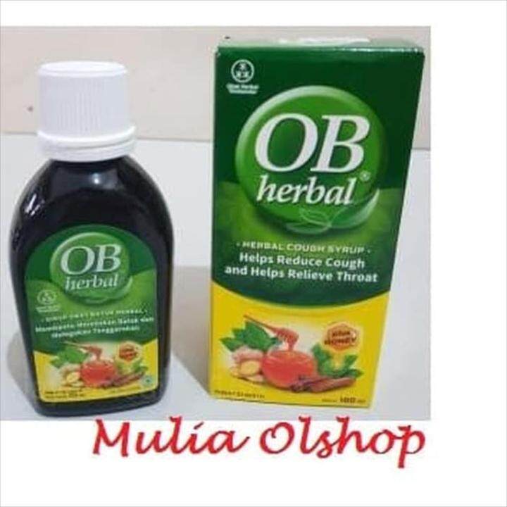 Ob Herbal Sirup Obat Batuk Herbal Plus Madu 100 Ml Lazada Indonesia