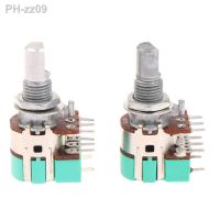 H120 Stereo Channel With Switch A50K A10K 15mm Half Shaft Volume Potentiometer