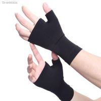 ◐♨ 2PCS Fingerless Compression Gloves Wrist Thumb Support Sleeves Protector for Carpal Tunnel Pain Fatigue Sprains Sports Wristband