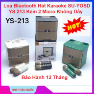 Loa bluetooth karaoke YS-213 - Tặng kèm 2 micro không dây thumbnail