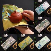 【DT】hot！ Super Absorbent Chinese Painted Thick High-Grade Clay Napkin Tableware