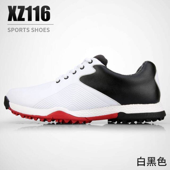 PGM Golf Shoes Men Waterproof Sports Shoes Rubber Soft Sole Shockproof Shoes  Male Anti Slip Breathable Golf Sneakers XZ116 