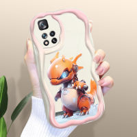 DIORCASE สำหรับ Xiaomi Poco X2 Poco X3 GT X3 X3 NFC Pro X4 GT X4 NFC Poco X5 5G X5 Pro 5G Pockit มอนสเตอร์ Picachu Carander Mander Sqiirtle ขอบลอนเนื้อครีมเคสโทรศัพท์