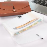 ✈ஐ 6 Colors B5 File Folder Document Bag File Storage Bags 13 Pockets Multifunction Card Holder Organizer Bill Expanding Folder