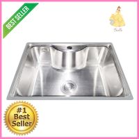 ซิงค์ฝัง 1หลุม PARNO SNOW6545 สเตนเลสBuilt-in Sink 1B PARNO SNOW6545 SS **ด่วน ของมีจำนวนจำกัด**