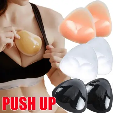 2023 Latest Lift Ultra-Thin Sticky Bra 2 Pairs, Adhesive Invisible Push Up  Bras,Strapless Backless Bra for Women, Silicone Pasties Nipple Covers Beige  at  Women's Clothing store
