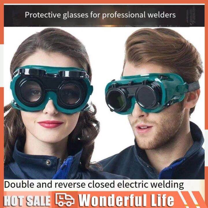 Dualpurpose electric welding glasses special for welders with anti