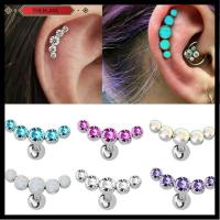 THEBLANC 1Pcs แฟชั่น 16G สแตนเลสบาร์ เครื่องประดับร่างกาย เจาะหู กระดูกอ่อน Helix Tragus ต่างหูสตั๊ด