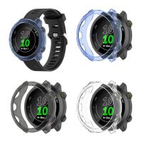 ❐♦ Pokrowiec ochronny do Garmin Forerunner 55 pokrowiec na Smartwatch do Garmin Forerunner 158 miękki etui typu Bumper z TPU Smart Watch Protector Shell