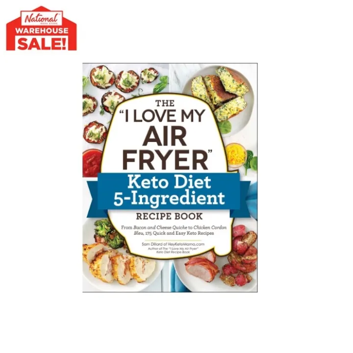 The I Love My Air Fryer Keto Diet 5Ingredient Recipe Book Trade PaperbackNBSWAREHOUSESALE