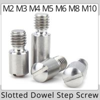 M2 M3 M4 M5 M6 M8 M10 Slotted Cylindrical Pin Dowel 304 Stainless Steel Shaft Bolt Step Screw External Thread Locating Pin