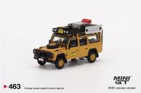 MINI GT 1:64 Land Rover Defender 110 1989 Camel Trophy Amazon Team France RHD