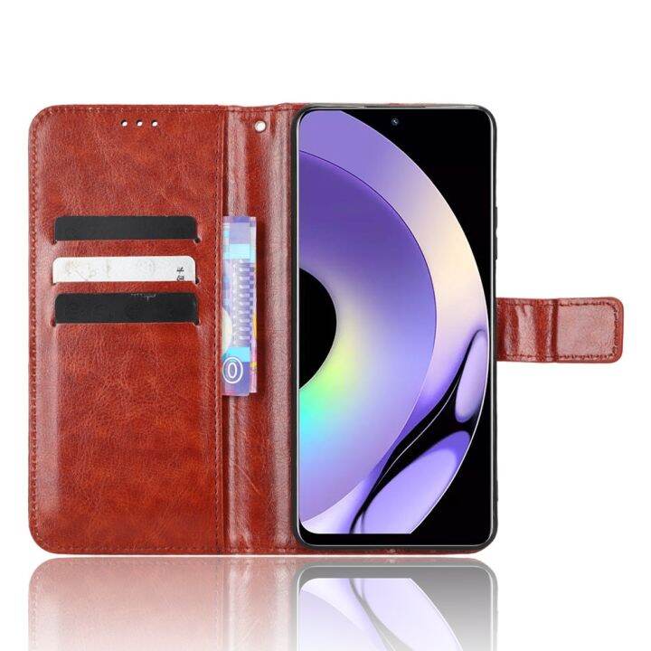 เคส-realme-10-4g-เคสแท่นวางโทรศัพท์พับได้-realme-10-2022กระเป๋าสตางค์ฝาครอบ-pu-หนังกลับ