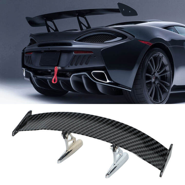Car Trunk Spoiler Wing GT Spoiler Wing Universal Fit Glossy for Car