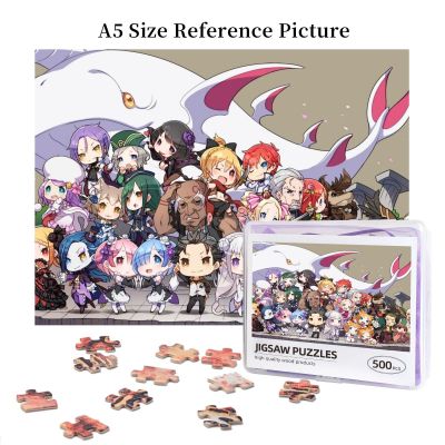 Re Life In A Different World From Zero Beatrice, Rem And Priscilla Barielle Wooden Jigsaw Puzzle 500 Pieces Educational Toy Painting Art Decor Decompression toys 500pcs