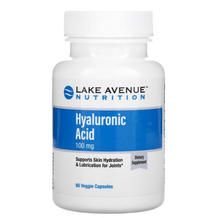 Lake Avenue Nutrition Hyaluronic Acid 100 Mg 60 Veggie Capsules Lazada Ph 5362