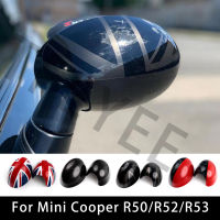 สำหรับ Mini Cooper R50 R52 R53 ขวาและซ้ายพวงมาลัยรถ-จัดแต่งทรงผม Union Jack ประตูกระจกมองหลังครอบคลุมรถท่องสติกเกอร์-so6