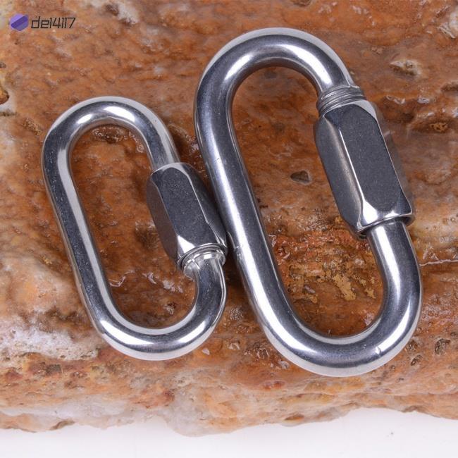 ขายดี-egxtrb-เฉพาะจุด-ประตูเพื่อความปลอดภัยในการปีนเขาแบบมืออาชีพเหล็กล็อคสแตนเลส-o-shape-หัวเข็มขัดสำหรับหิน
