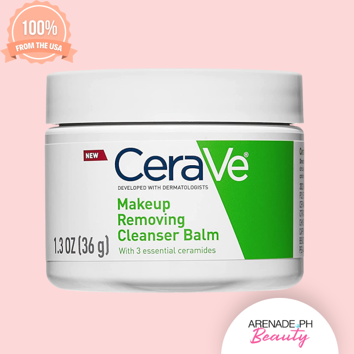 CeraVe Makeup Removing Cleanser Balm with 3 Essential Ceramides 36g / 1.3 oz Lazada PH