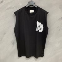 High Quality Yohji Y-3 Slimming Round Neck Sleeveless Vest Mens Summer Vest Sports Top T-Shirt