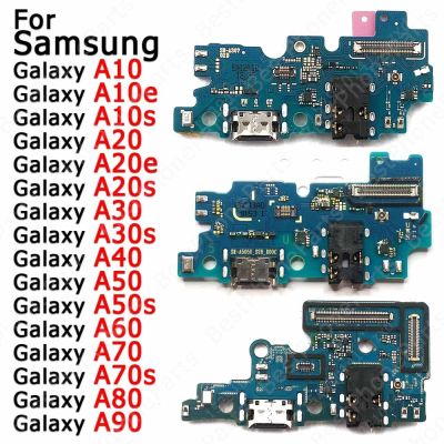 พอร์ตชาร์จเดิมสําหรับ Samsung Galaxy A30 A40 A50 A60 A70 A80 A90 A10 S A10e A20 A20s Usb Connector Charge Board Parts
