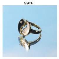 99th Yinyang ring gold แหวนหยินหยางชุบทอง