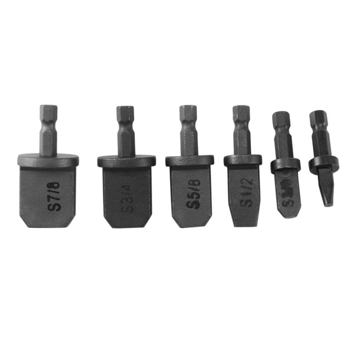 6-pcs-swaging-tool-drill-bit-set-multifunction-copper-pipe-flaring-tool-portable-bearing-steel-drill-bit-expander
