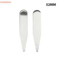 ?【Lowest price】CHANGDA 2pcs สแตนเลสปกยังคงกระดูกสำหรับชุดเสื้อธุรกิจเครื่องประดับพรรค