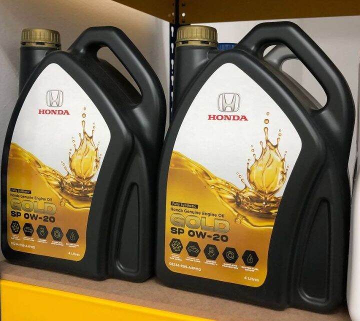 HONDA 0W-20 FULLY SYNTHETIC 4L ENGINE OIL MINYAK HITAM 0W-20 FOR HONDA ...