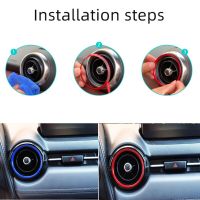 Car AC Air Outlet Conditioner  Trim Cover Fit For Mazda 2 Mazda MX-5 MX5 CX-3 CX3 RF ND Interior Essories Styling