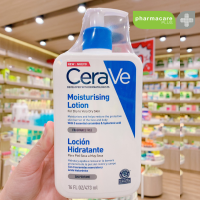 CERAVE Moisturising Lotion 473 ml โลชั่นบำรุงผิว เนื้อสัมผัสบางเบา เหมาะสำหรับผิวธรรมดา-ผิวมัน