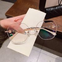 【cw】 Anti Blue Light Reading Glasses Trendy Rhinestone Decor Glitter Frame Eyewear Fashion Eye Protection Presbyopia Eyeglasses ！