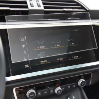 {DAC Auto Parts} หน้าจอกระจกเทมเปอร์นำทางรถยนต์ฟิล์มป้องกันสำหรับ Audi Q3 2019 Dash วิทยุ DVD GPS สติกเกอร์บอร์ด LCD