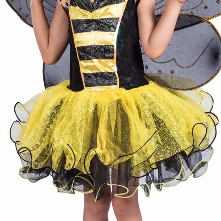 ชุดผึ้งสาวชุดแต่งหน้าสัตว์หรูหรามีปีก