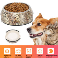 Dog Feeder Dish 2 in 1 Dog Food and Water Bowl with Bowl Support for Feeding Food and Water