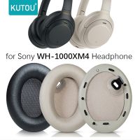 KUTOU เบาะรองที่ครอบหูทดแทนสำหรับ WH-1000XM4,แผ่นรองโฟมจำรูปนุ่ม1000 XM4 1000XM4หูฟัง