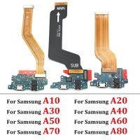 USB ชาร์จพอร์ต Connector + Mainboard Flex สำหรับ Samsung A10 A20 A30 A40 A50 A70 A80 A10S A20S A30S A50S A31พอร์ตชาร์จ