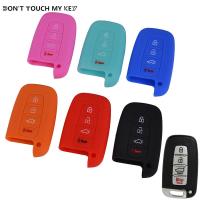 dttin 4 Button Silicone Car Remote Key Fob Shell Cover Case For Hyundai Kia Borrego Forte Optima Rio Sorento Soul Sportage Skin Holder 701