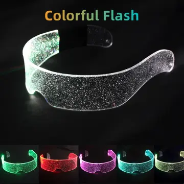 LED Glasses EL Wire Neon Party Luminous LED Glasses Light Up Glasses Rave  Costume Party Decor DJ SunGlasses Halloween Decoration