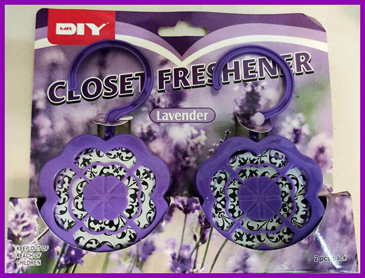 MR. DIY 2pcs. Hanging CLOSET Freshener LAVENDER SCENT Lazada PH