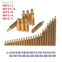 M2 M2.5 M3 M4 Brass spacer Pillars Hex Brass Male Female Standoff Board Stud Long Hexagonal Brass PCB Standoffs Spacers Screws