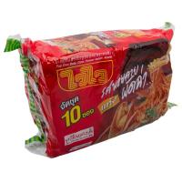 ไวไว บะหมี่กึ่งสำเร็จรูป 60 กรัม แพ็ค 10/Wai Wai Instant Noodles 60 grams.Pack 10