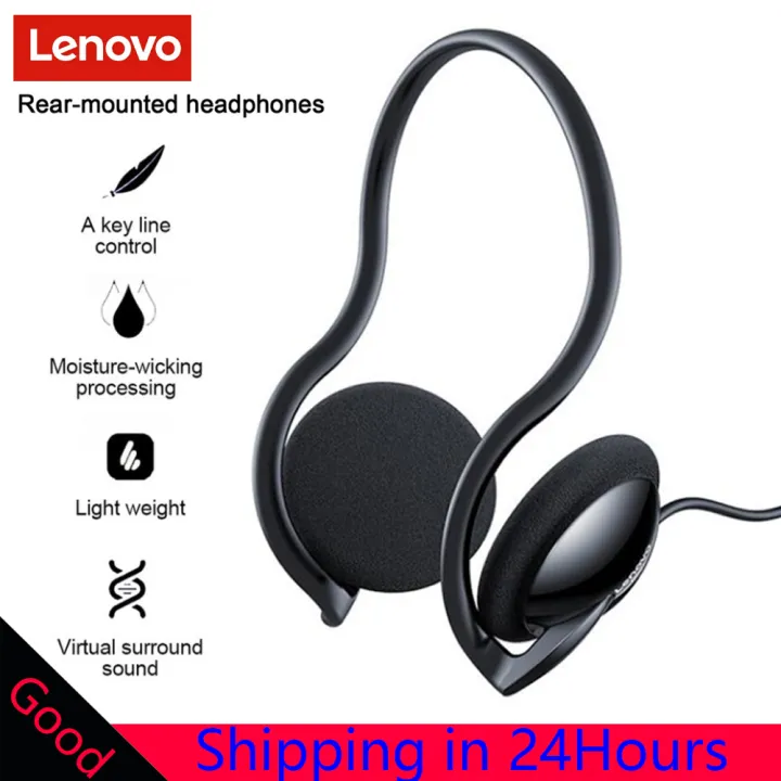 Lenovo P510+ Wired Neckband Headphones 3.5 Mm Noise Cancelling HiFi